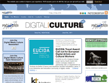 Tablet Screenshot of digitalmeetsculture.net